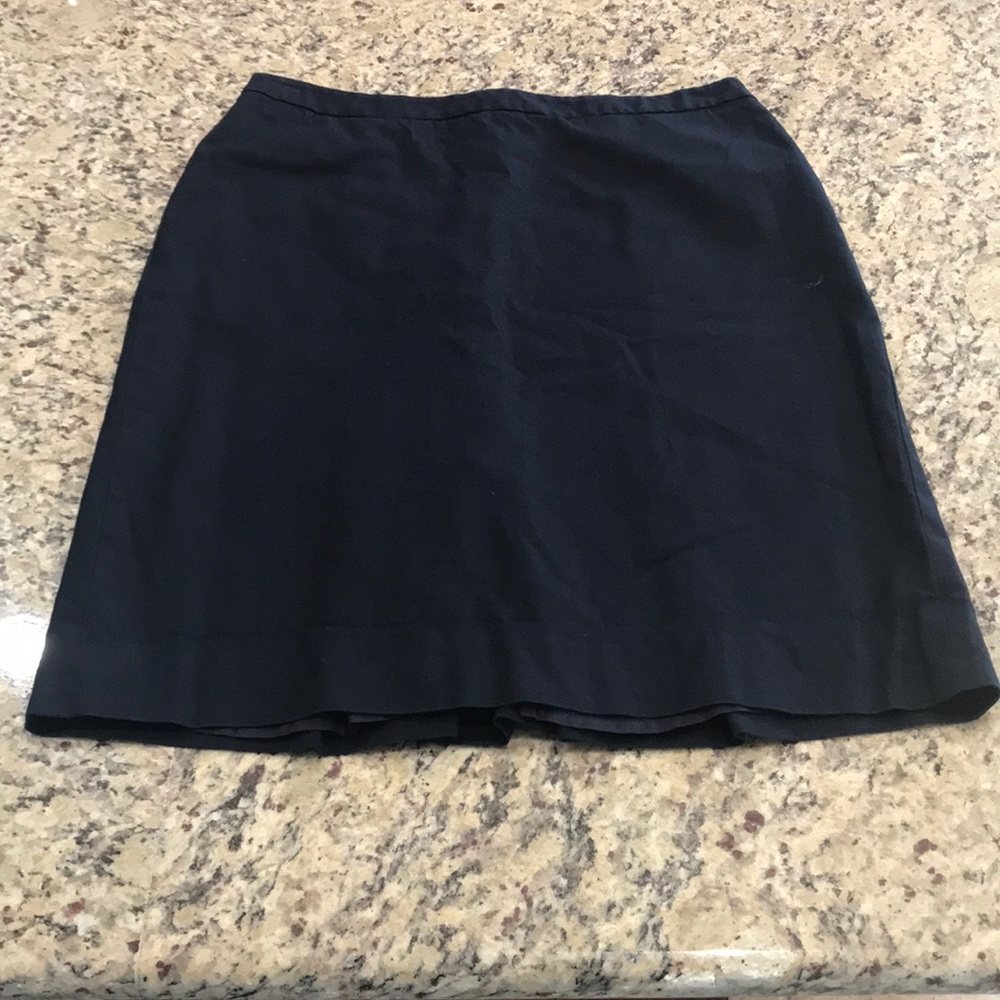 Blue pencil skirt